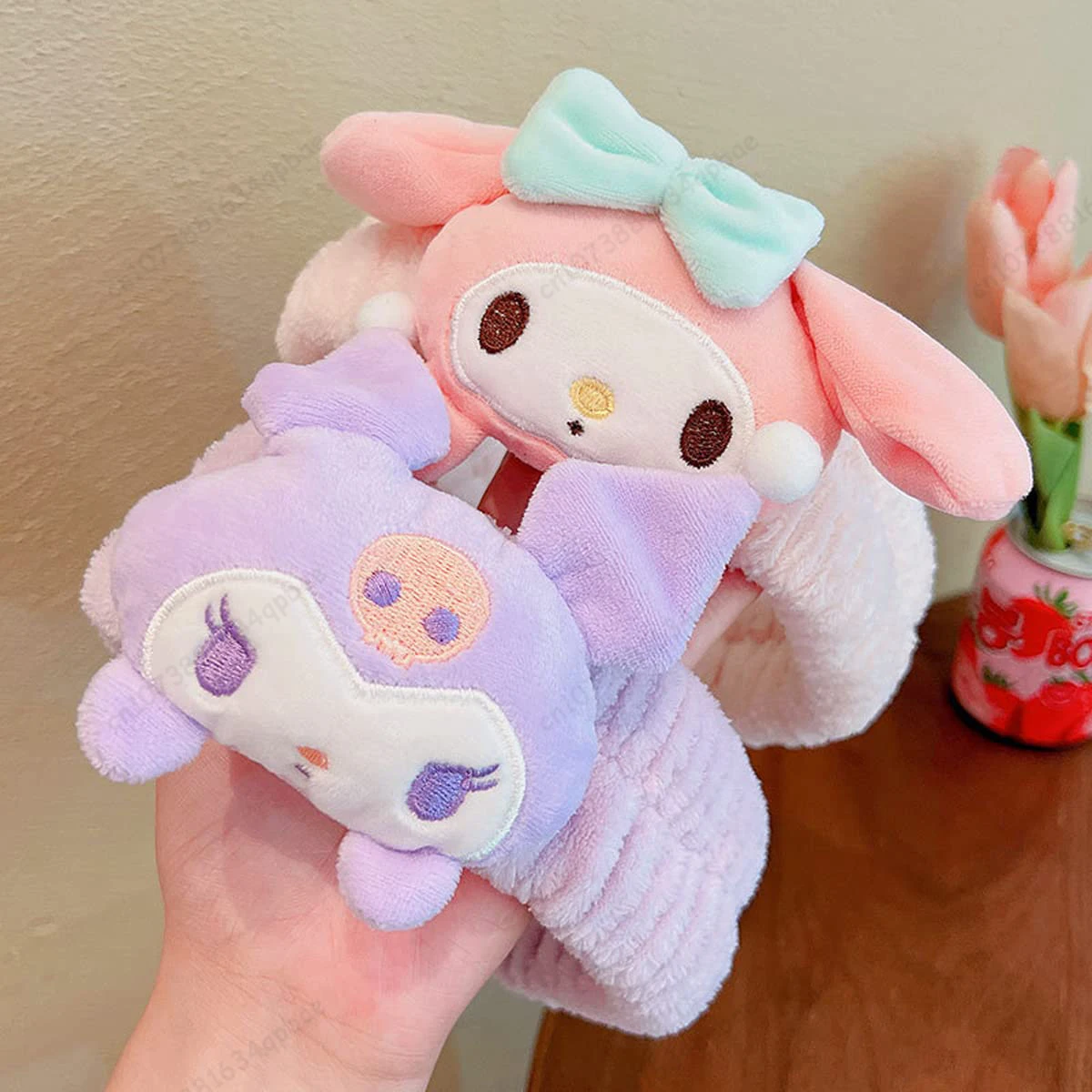 Повязка для мытья лица MINISO Sanrio повязки Kuromi Melody Cinnamoroll повязка аниме аксессуары