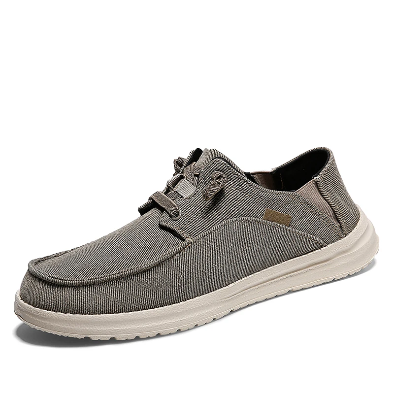 

Men Canvas Shoes Summer Fashion Trend Luxury Brand Lightweight Vulcanize Casual Shoes Breathable Driving Shoes Loafers Big Size