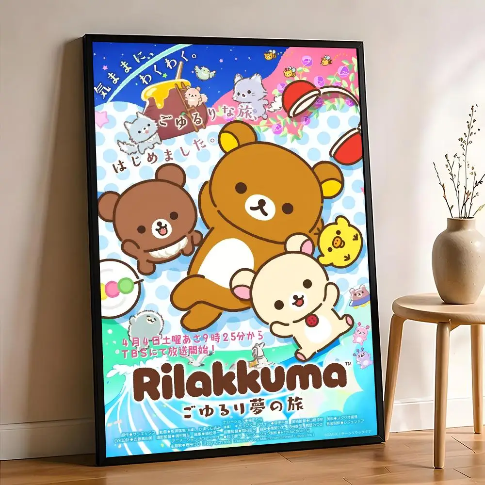 Аниме-постер R-Rilakkumas HD, декоративная наклейка на стену, водонепроницаемое украшение для дома, гостиной, бара, эстетичный декор. (art.: 3920dcf07cd2b) - 3920dcf07cd2b