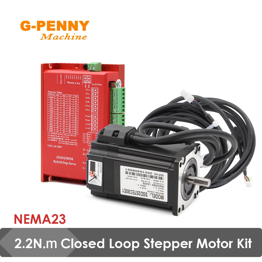 

Шаговый двигатель G-PENNY MACHINE NEMA23 2.2 Нм