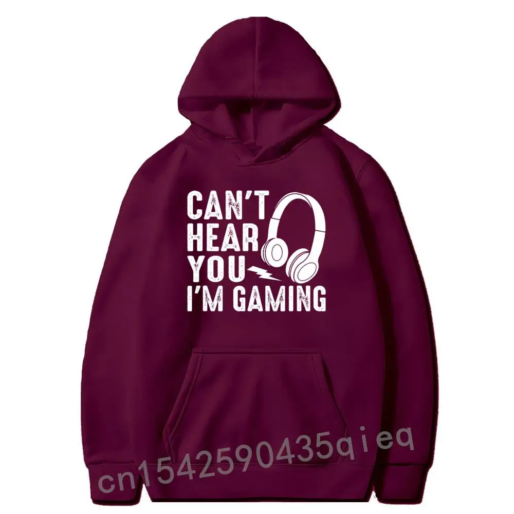 Мужская толстовка с длинным рукавом надписью I'm Gaming |