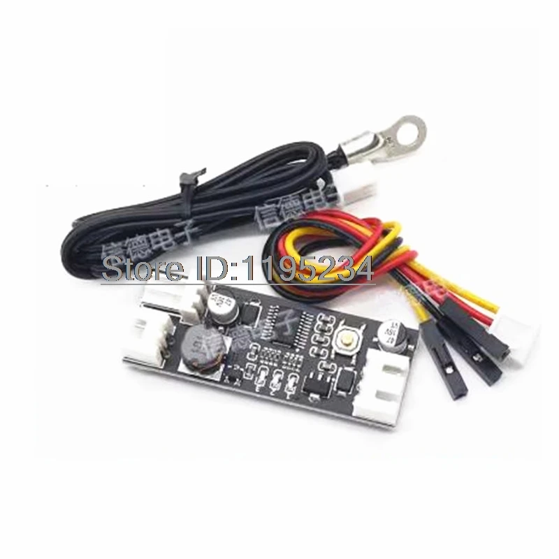 Однопроводной вентилятор 12 В 3950 а постоянного тока PWM 2-3 контроллер температуры