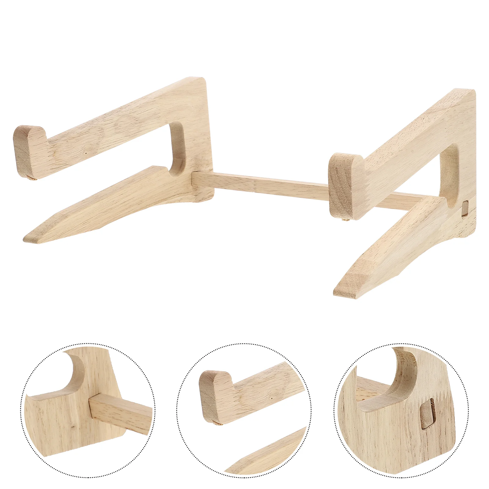 

Laptop Stand Wooden Accessories Assembled Rack Desktop Holder Lifting