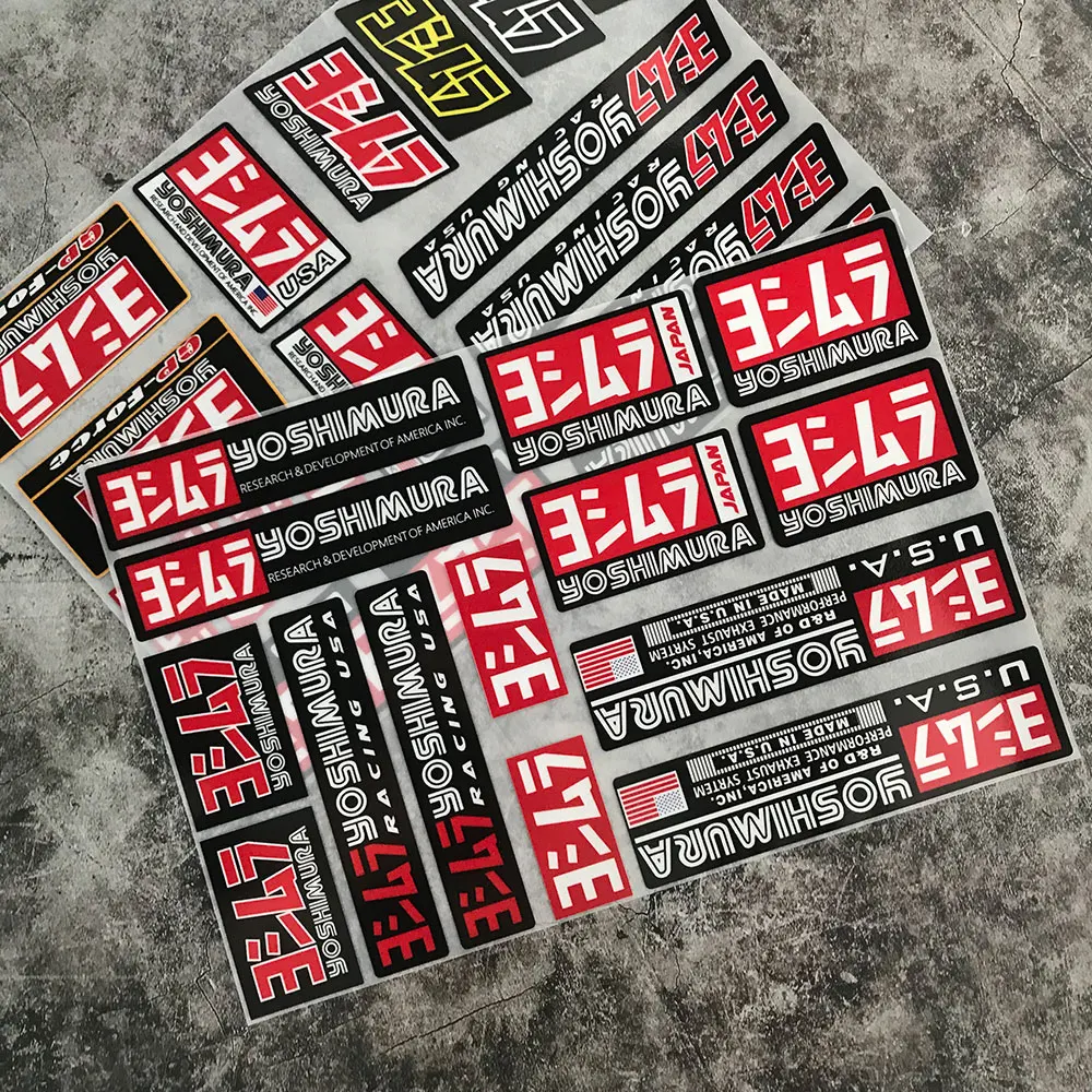 Светоотражающие мотоциклетные наклейки Yoshimura танковый шлем водонепроницаемые