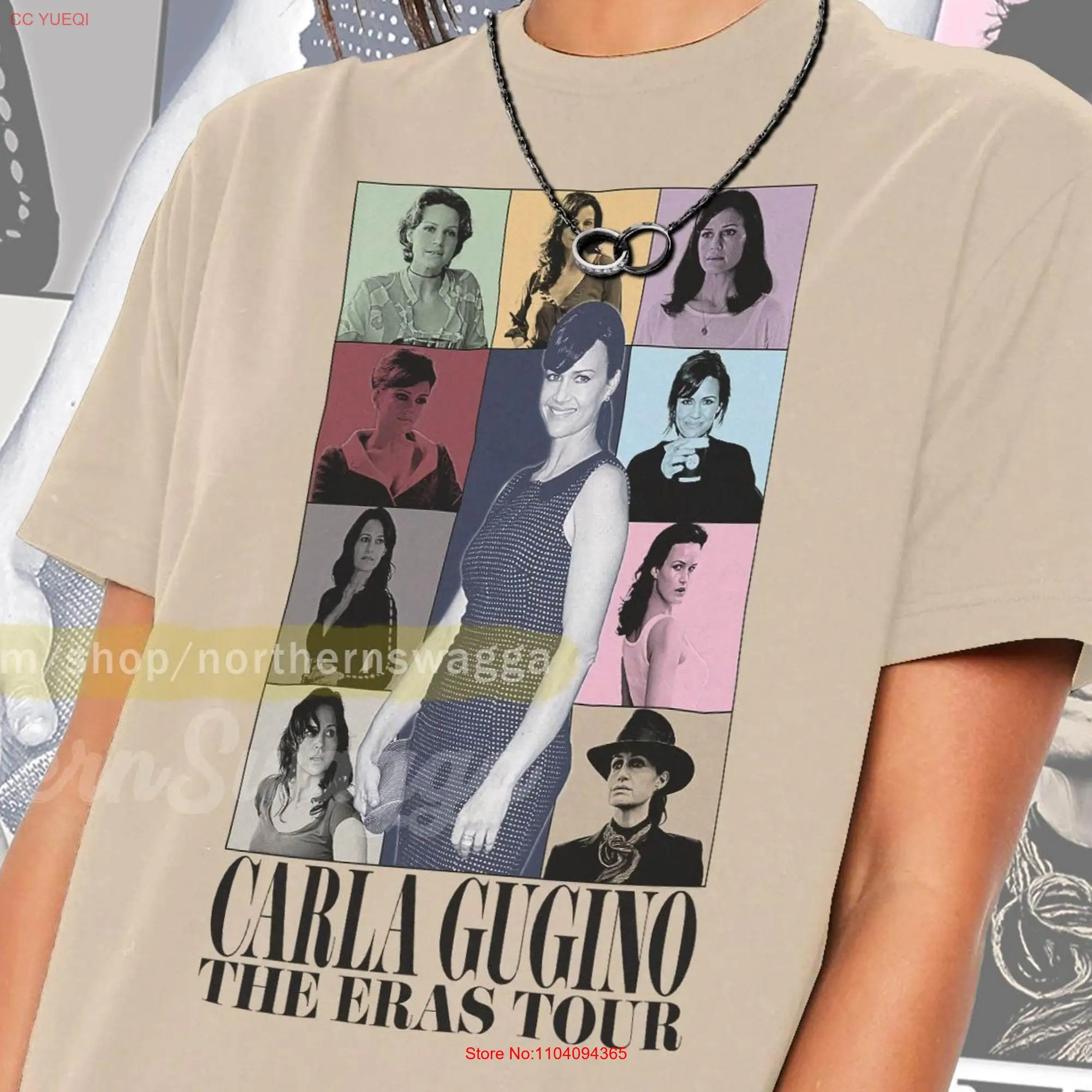 Рубашка с Карлой гугино крутая футболка постером фаната-арт 90-х годов 502 длинным