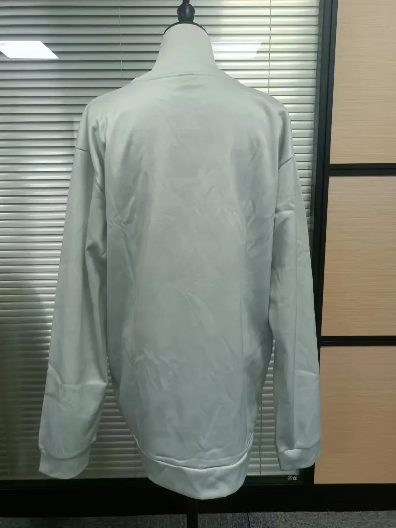 Женский свитшот с длинным рукавом и круглым вырезом свободного покроя