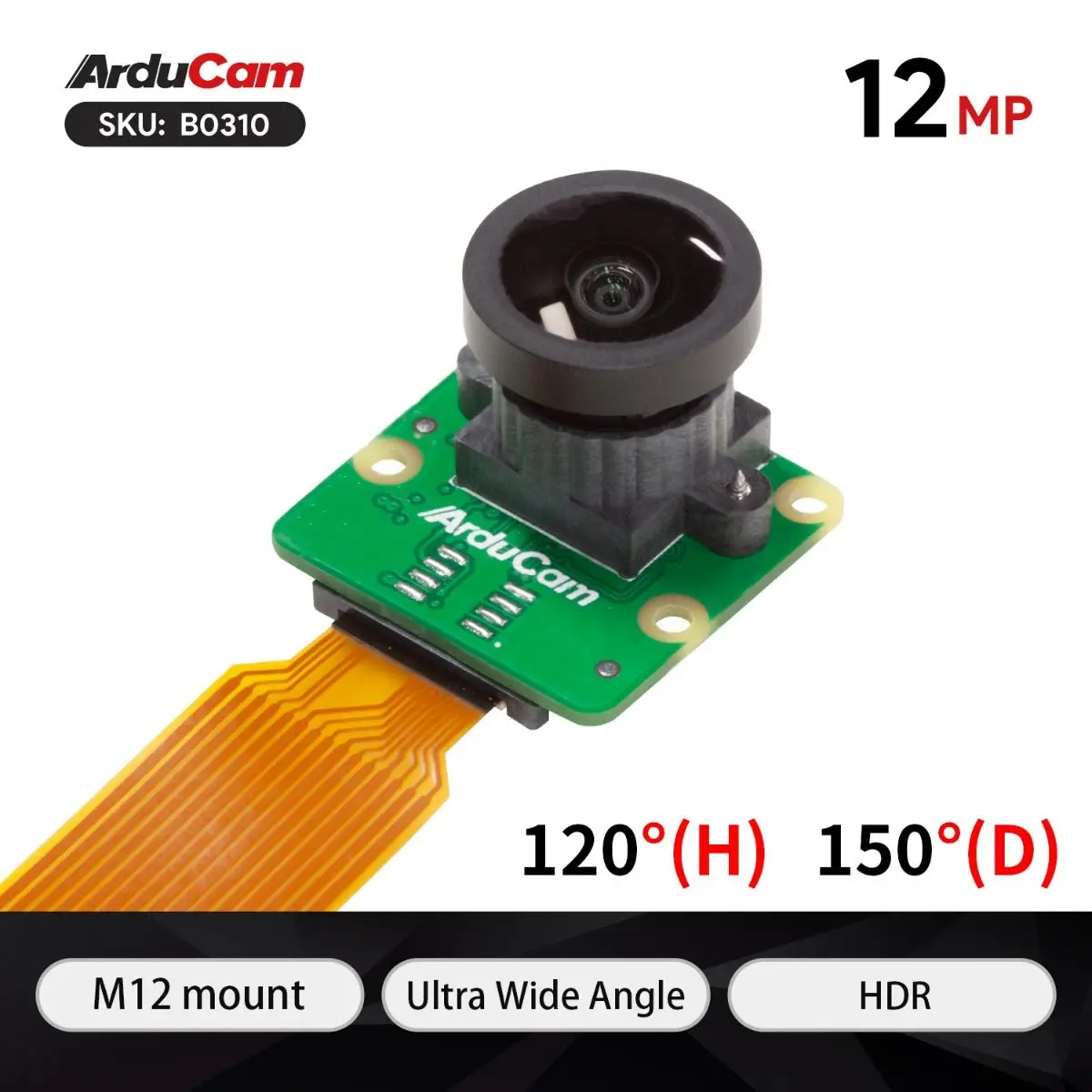 Arducam 12MP IMX708 HDR 120 Β° ΡΠΈΡΠΎΠΊΠΎΡΠ³ΠΎΠ»ΡΠ½ΡΠΉ ΠΌΠΎΠ΄ΡΠ»Ρ ΠΊΠ°ΠΌΠ΅ΡΡ Ρ M12 ΠΎΠ±ΡΠ΅ΠΊΡΠΈΠ²ΠΎΠΌ Π΄Π»Ρ Raspberry Pi Arducam 12MP IMX708 HDR 120 Β° ΡΠΈΡΠΎΠΊΠΎΡΠ³ΠΎΠ»ΡΠ½ΡΠΉ ΠΌΠΎΠ΄ΡΠ»Ρ ΠΊΠ°ΠΌΠ΅ΡΡ Ρ M12 ΠΎΠ±ΡΠ΅ΠΊΡΠΈΠ²ΠΎΠΌ Π΄Π»Ρ Raspberry Pi