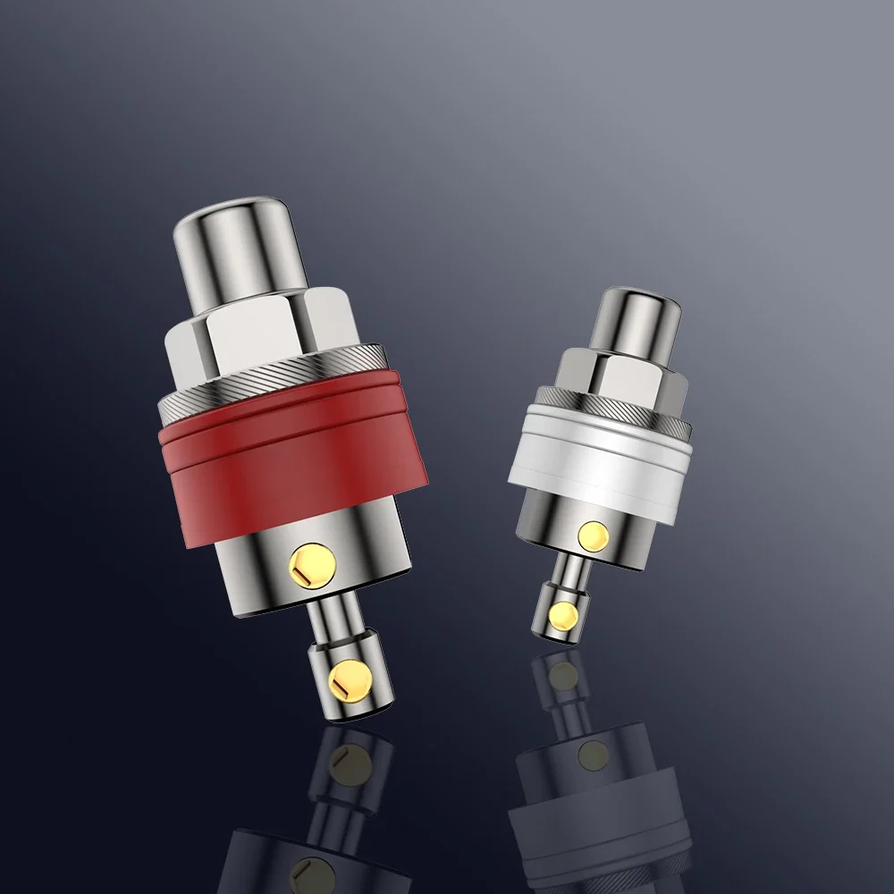 4 шт. Viborg RC102R гнездо RCA из чистой меди с родиевым покрытием для динамика усилителя