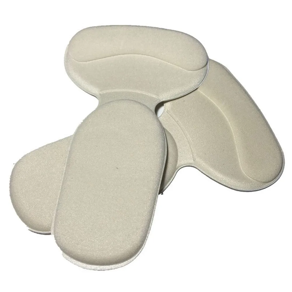 T-Shape Insoles High Heel Shoes Pad Super Soft Insole Non Slip Sponge Cushion Foot Heel Protector Sticky Paste Black Insoles