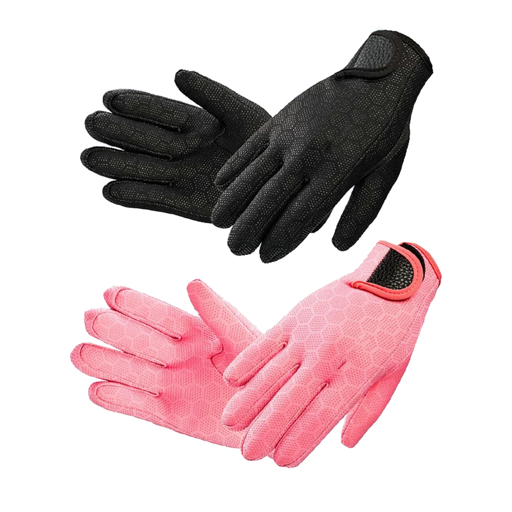 

1 Pair Sports Gloves Underwater Mitten Outdoor Warm Swimming Mitts Beginner Swimmer Diver Warmer Hand Protector Black S