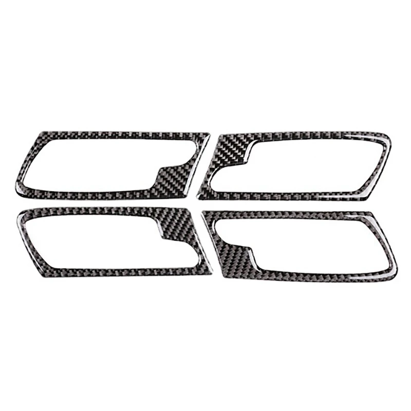 New-Car Soft Carbon Fiber Inner Door Handle Frame Cover Trim for-BMW X5 E70 X6 E71 2008-2013 | Автомобили и мотоциклы