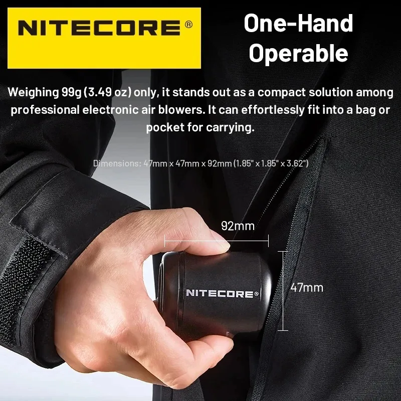 Нано-Воздуходувка NITECORE BB для электрической камеры беспроводной мини-пылесос