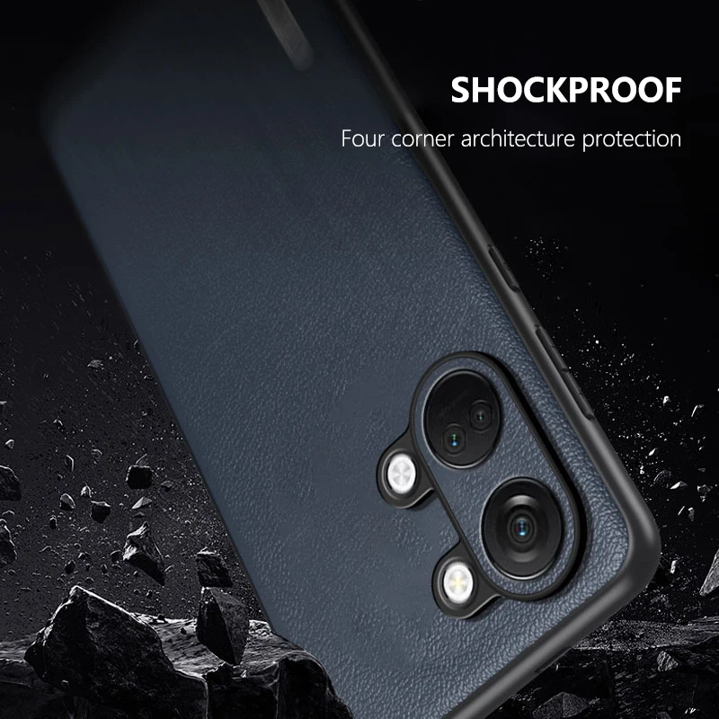 Кожаный чехол для OnePlus Ace 2V 1 + Ace2V матовый силиконовый защитный жесткий телефона