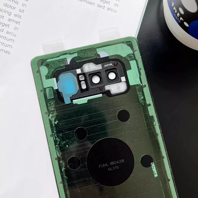 Замена стекла задней крышки для Samsung Galaxy Note 8 SM-N9500 n950f n9508 крышка батарейного