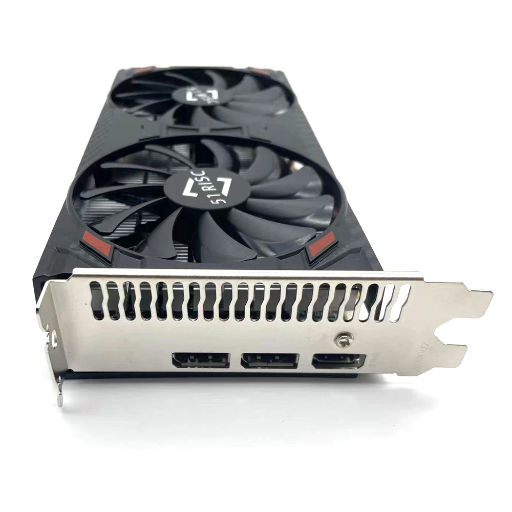 SHELI 51RISC RX5500XT 8G D6 karta graficzna do gier z pamięcią 8G/128bit/GDDR6 16GHz częstotliwość pamięci DirectX12 funkcja 3D 5 SHELI 51RISC RX5500XT 8G D6 karta graficzna do gier z pamięcią 8G/128bit/GDDR6 16GHz częstotliwość pamięci DirectX12 funkcja 3D 5