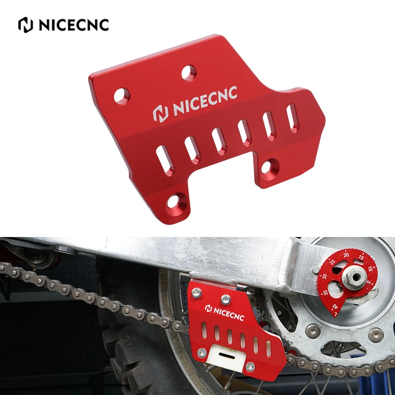

NICECNC Motorcycle Chain Guide Strengthener Protector For Honda XR650L 1993-2023 XR 650L Chain Guard Sprocket Cover Aluminum