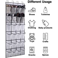 Wall Mounted Wardrobe Organizer Clutter Organizer Closet and Bedroom Clothes Shoes Cosmetics Toy Organizer