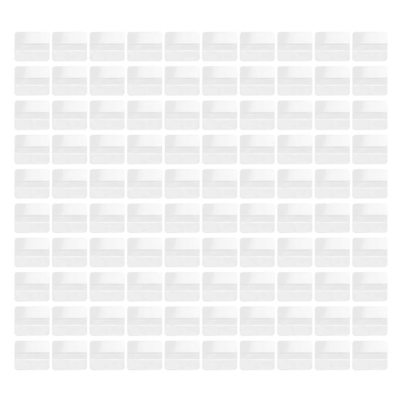 

100 Pcs Of Plastic Earring Card Adapter Self-Adhesive Lip Decoration Transparent Display Adapter Suitable For Ladies