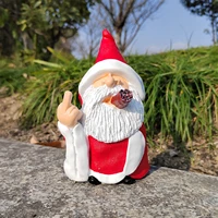 cute naughty resin garden gnome statue ornaments accessories for desk garden home decoration props display crafts outdoor