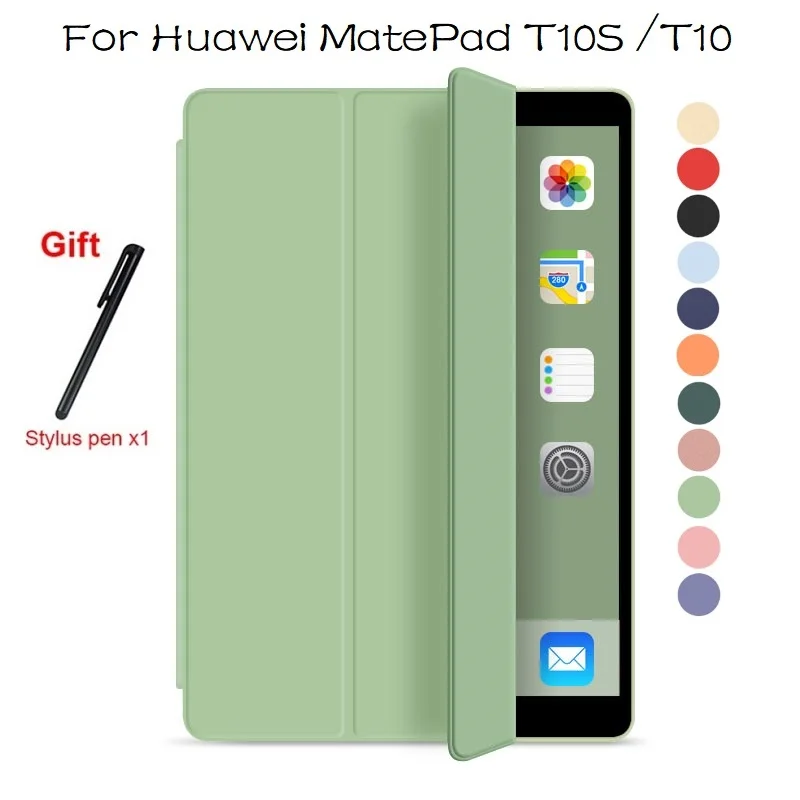 

Кожаный защитный чехол для планшета Huawei Matepad T10S 10,1 T10 9,7, MediaPad T5 10 M5 Lite 10,1 MatePad 11 Pro11 10,4 10,8