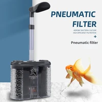aquarium pneumatic filtration cycle oxygen pump water filter pure water quality for aquarium fish tank round fish tank supplies