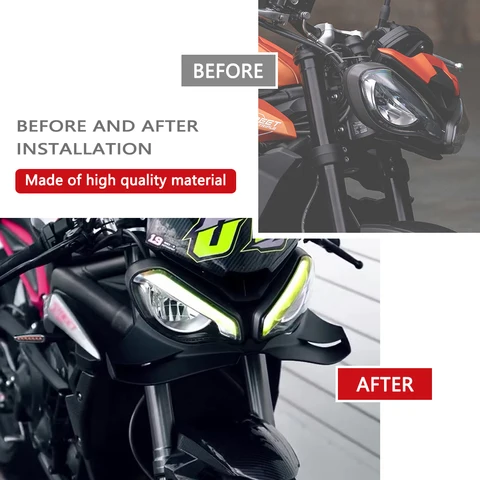 Для Street Triple 765RS 765 R RS 2024 2025 2023, передние спойлеры мотоцикла, прижимная сила, крылышко, аэродинамическое крыло, передний спойлер
