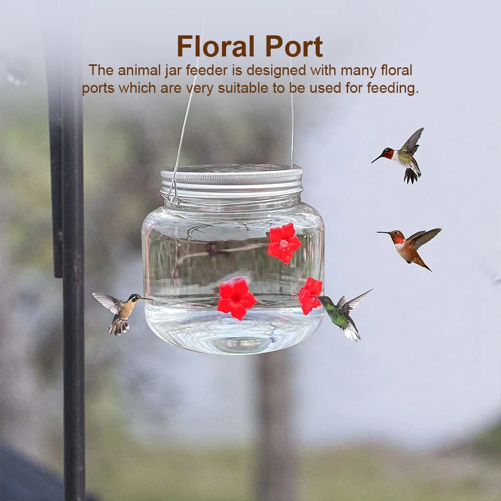 Пластиковая кормушка для животных портативная подвесная комнатных и уличных