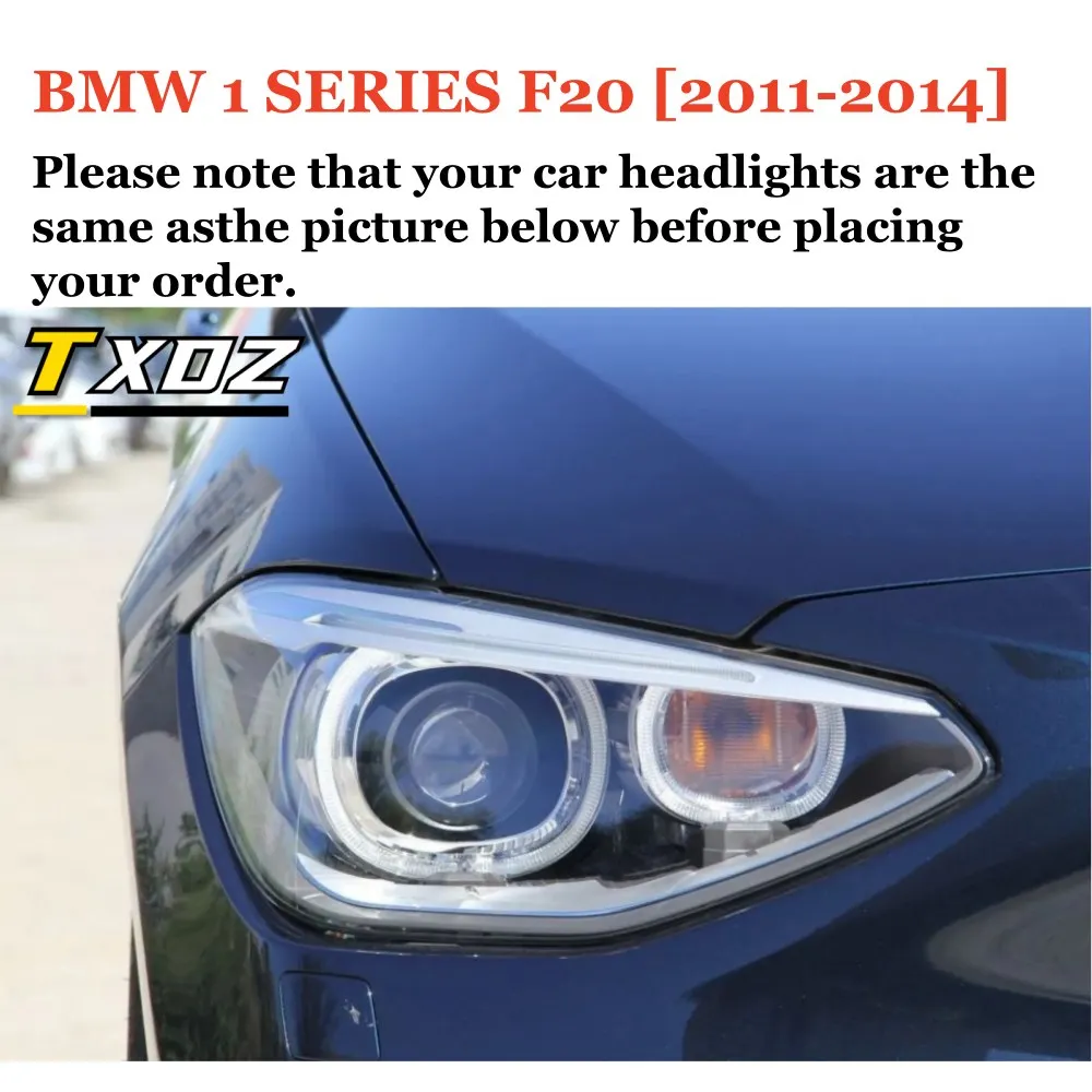 Фото Модули дневных ходовых огней (DRL) для BMW 1 серии F20 F21 Pre-LCI 118i M135i 116d 2012-2015 годов выпуска, ксеноновые фары. №3
