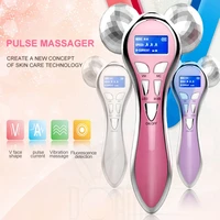 ems facial roller massager 3d silicon electric micro current facial beauty lift facial roller massager lift skin care tools spa