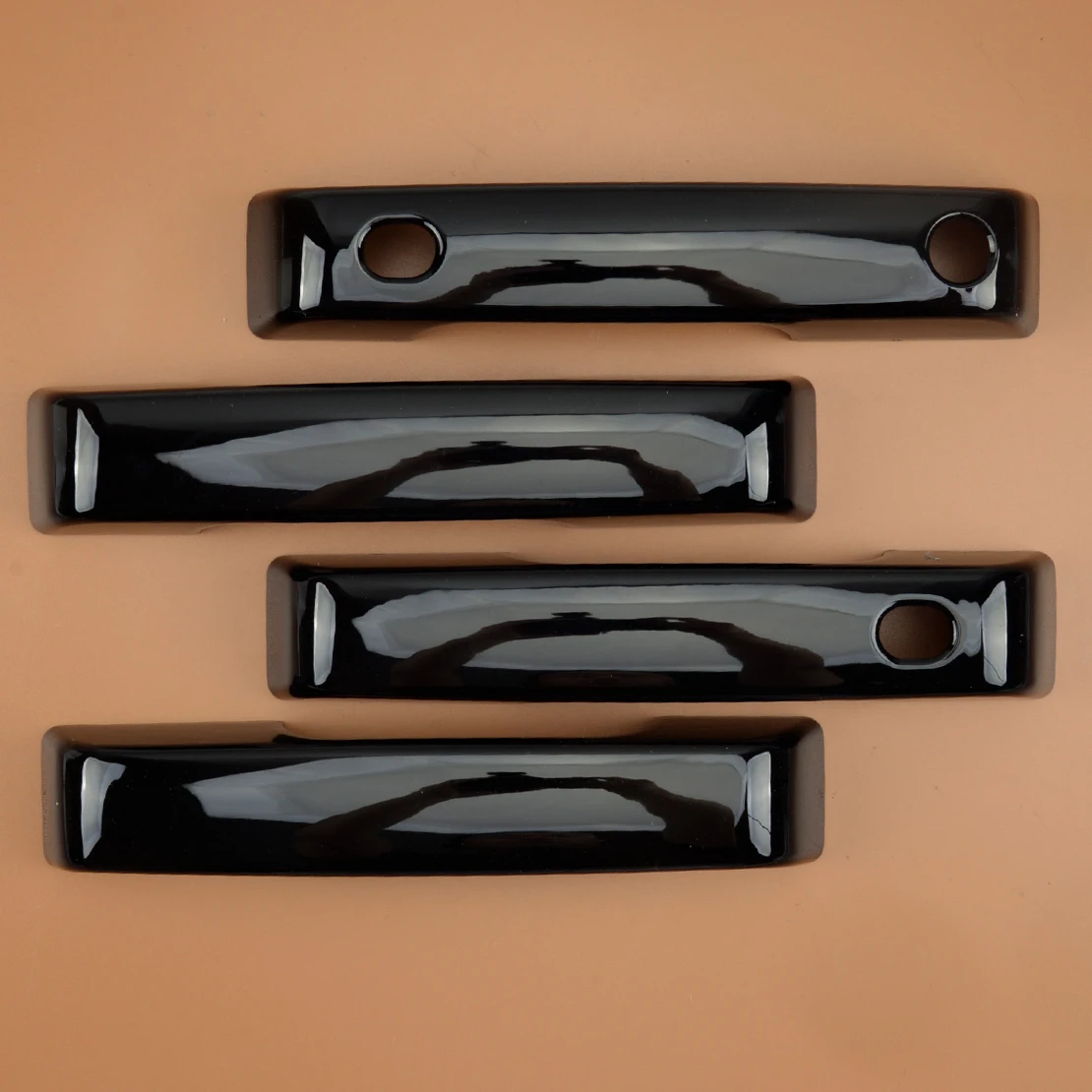 

4pcs/Set Car Exterior Door Handle Cover Trim Glossy Black ABS Fit for Ford F150 4 Door 2021 2022