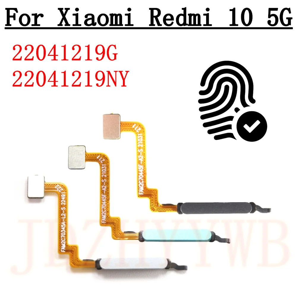 Оригинальный датчик отпечатков пальцев для Xiaomi Redmi 10 5G ключ возврата домой меню