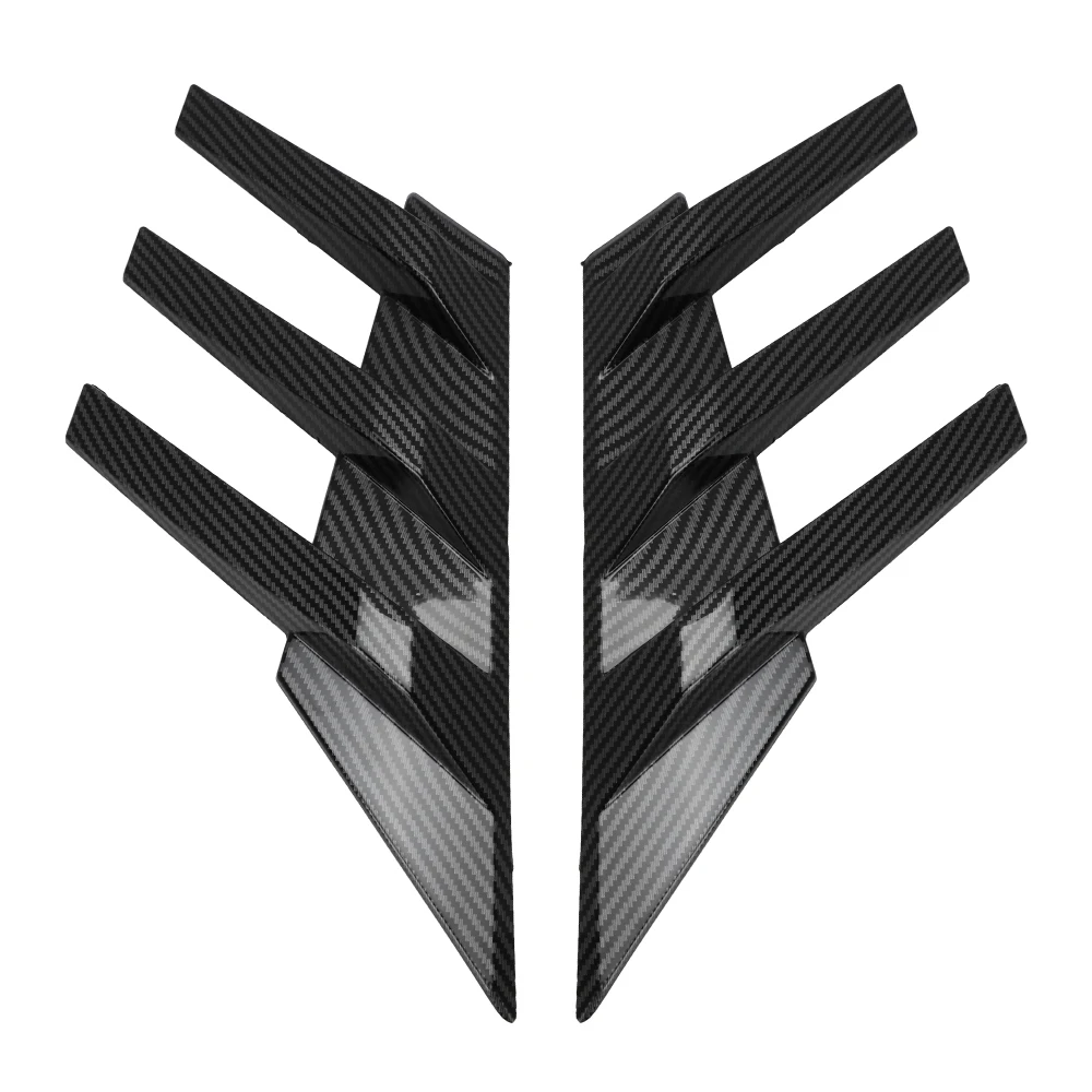 

Сплиттер бокового спойлера заднего стекла, отделка треугольной жалюзи, солнцезащитный козырек для лобового стекла из углеродного волокна для CHANGAN UNI-V UNI V 2022 2023