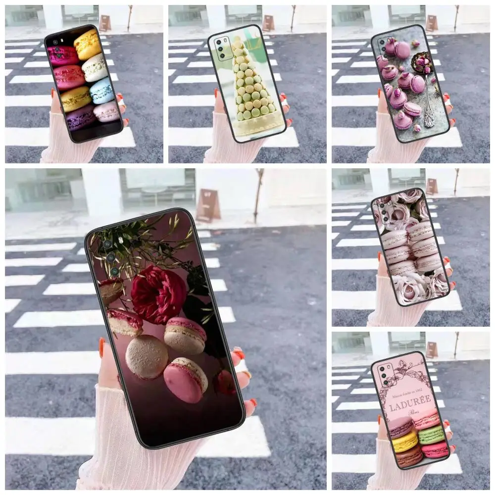Чехол для мобильного телефона Bling Paris Laduree Macaron Moto Edge E 6 7 G 20 G30 Fast Lite Play Plus Power Pro Stylus
