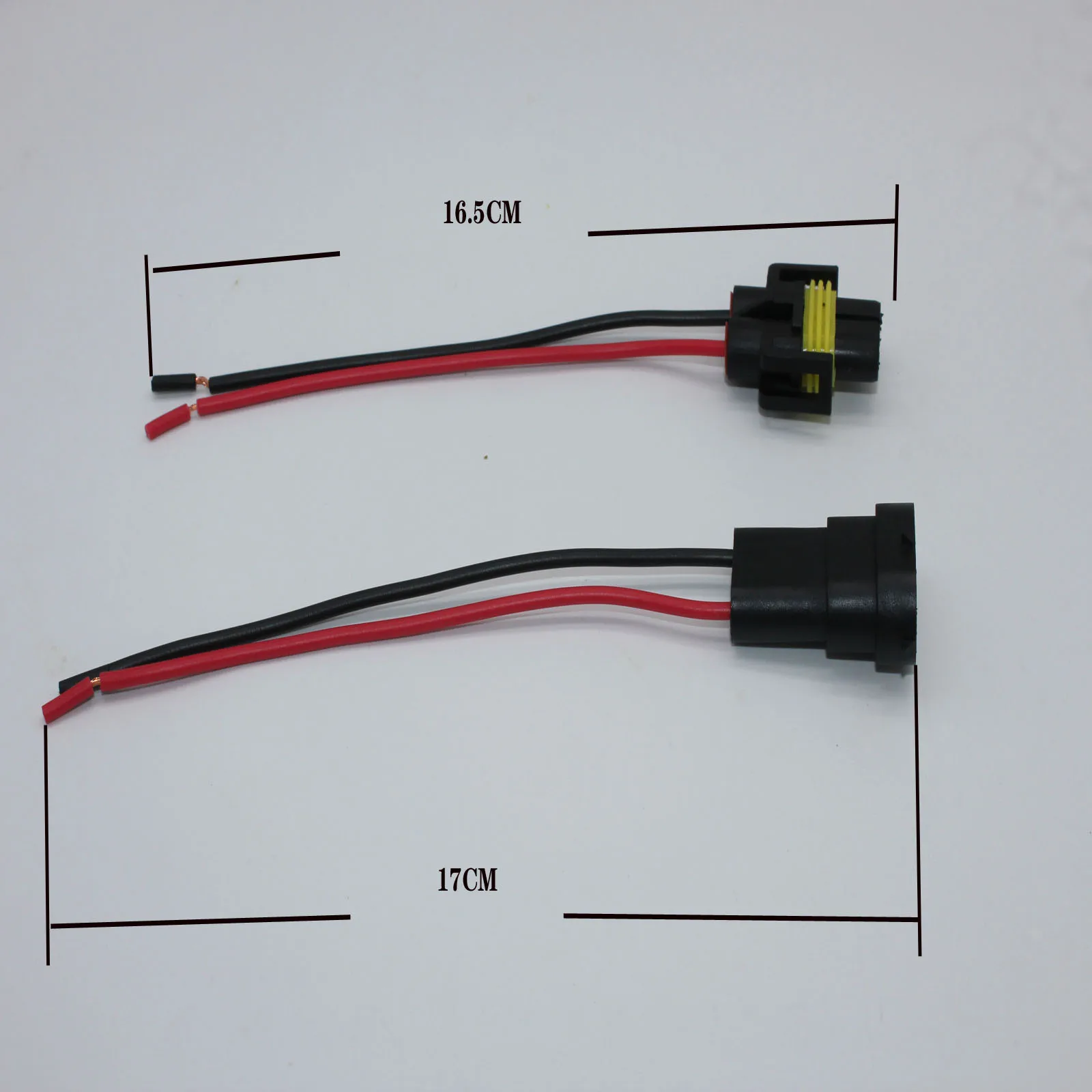 10 шт. для H8 H9 H11 жгут проводов гнездовой и мужской адаптер автомобильных фар