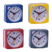 high quality mini travel alarm clock no tick alarm clock number clock home decor bedside clocks