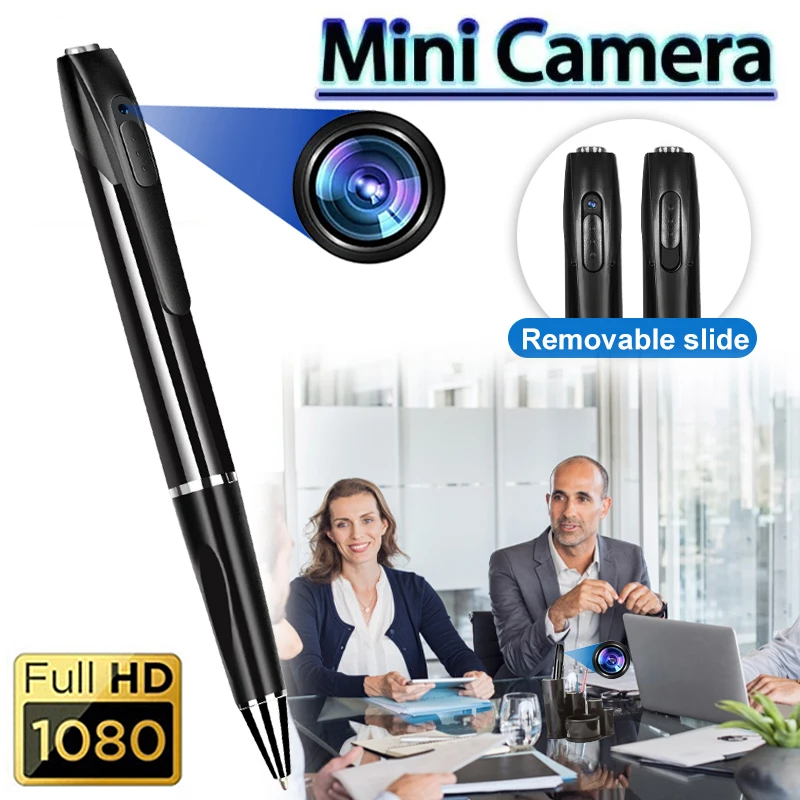 

Мини-камера в виде ручки, микро-видеомагнитофон HD 1080P, цифровая Экшн-камера, карманная Спортивная цифровая Голосовая камера для бизнес-конфе...