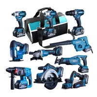 4 0ah 10 pieces lxt lithiu ion 21v in one cordless drill and saw combo kit compatible with makitas battery