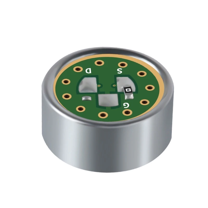 Капсулы электретного конденсаторного микрофона металлической конструкции для