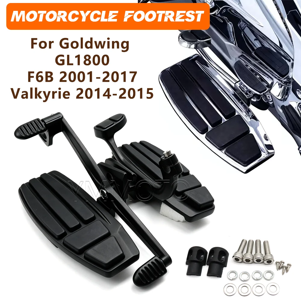 Фото Подножки для мотоцикла, передние подножки для водителя, подножки для Honda Goldwing 1800 GL1800 F6B GL 1800 Valkyrie №1