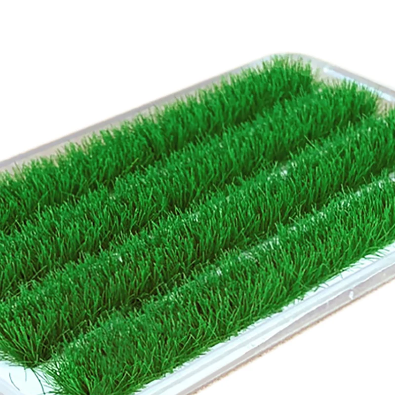 Длинная травяная куст 9 мм высокая миниатюрная модель живой изгороди песочный