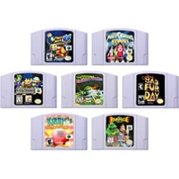

Video Game Cartridge 64 Bits Game Console Card Action Game Series Bad Fur Day kKirby USA Version
