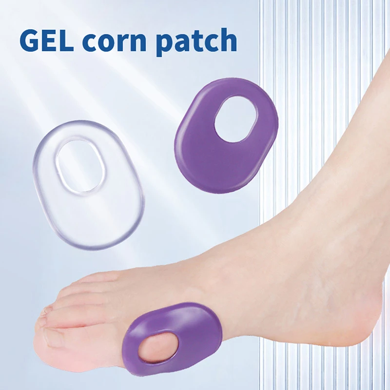 

2Pcs Toe Cushions Gel Callus Patch Pads Foot Corn Stickers Calluses Bunion Protector Pads