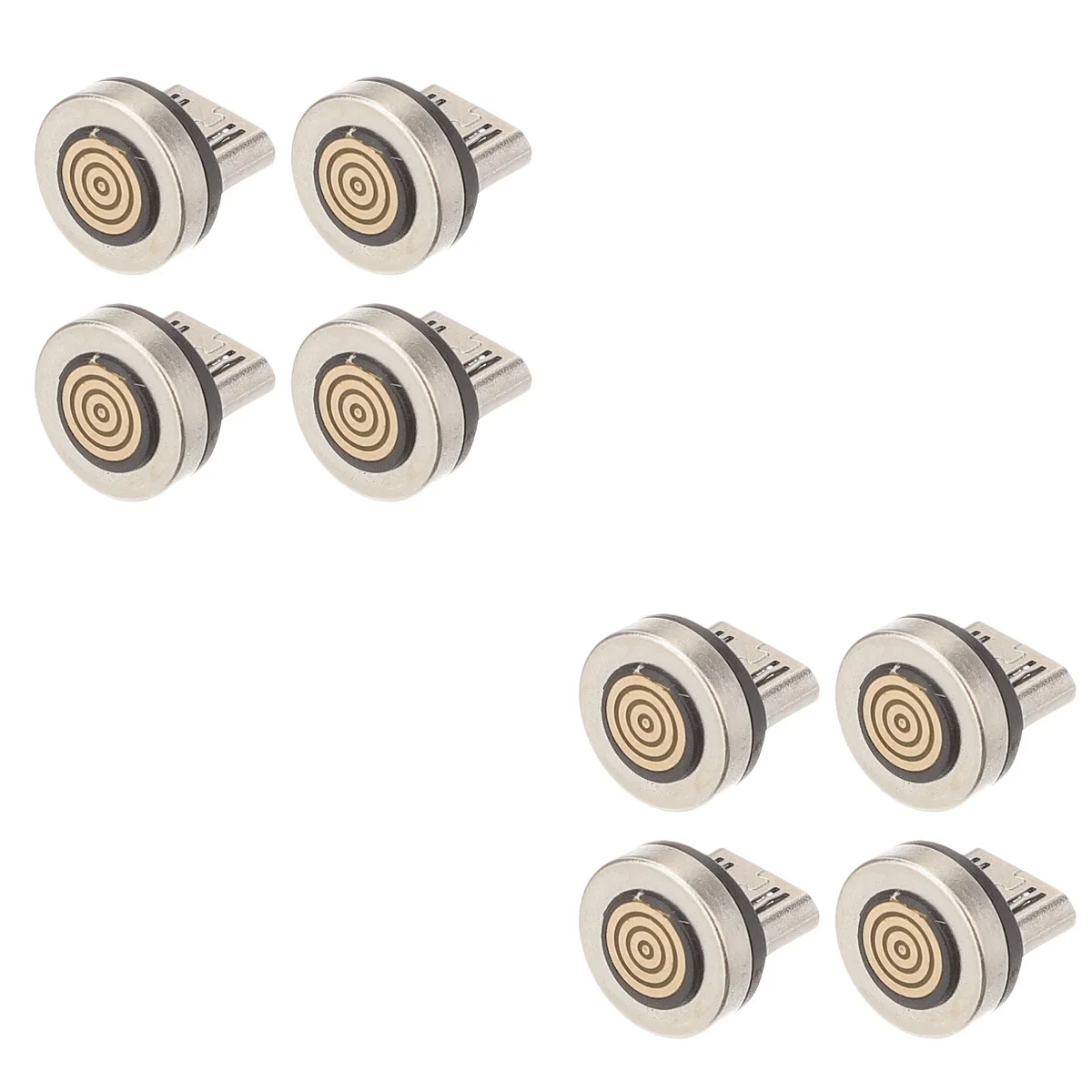 

8 pcs Micro USB Magnetic Adapter Rotatable Magnetic USB Cable Adapter Tip
