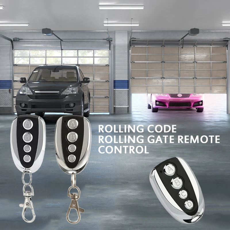 

433Mhz Fixed Code Remote Duplicator Cloning Code Garage Door Remote Control Opener Electric Face To Face Car Gate Transmitter