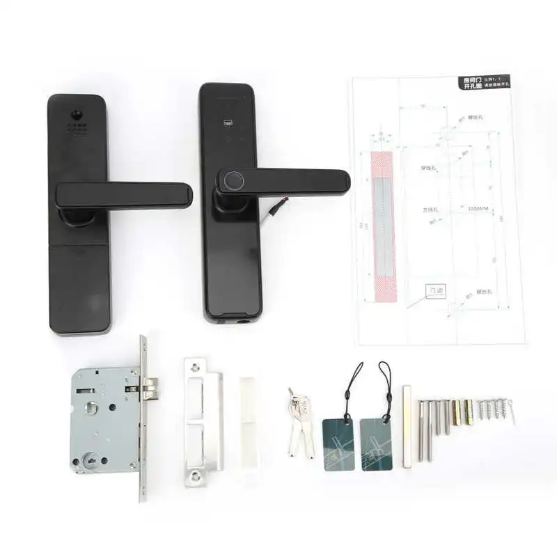 

Smart Door Lock Free Handle Design Fingerprint Door Lock for Office for Apartment for Home