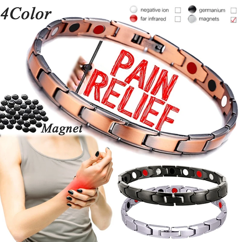 

Lymph Drainage Magnetic Bracelet Therapeutic Detox Slimming Bracelet Women Men Weight Loss Blood Circulation Magnet Bracelets