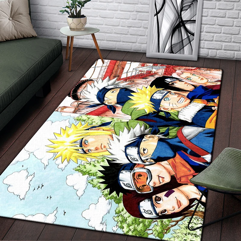 N-Naruto HD Printed  Area Large Rug ,Carpet for Living Room Bedroom Sofa Decoration, Non-slip Floor Mats Dropshipping Alfombras