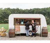 outdoor mobile coffee ice cream cart bbq catering concession street vending food truck for sale