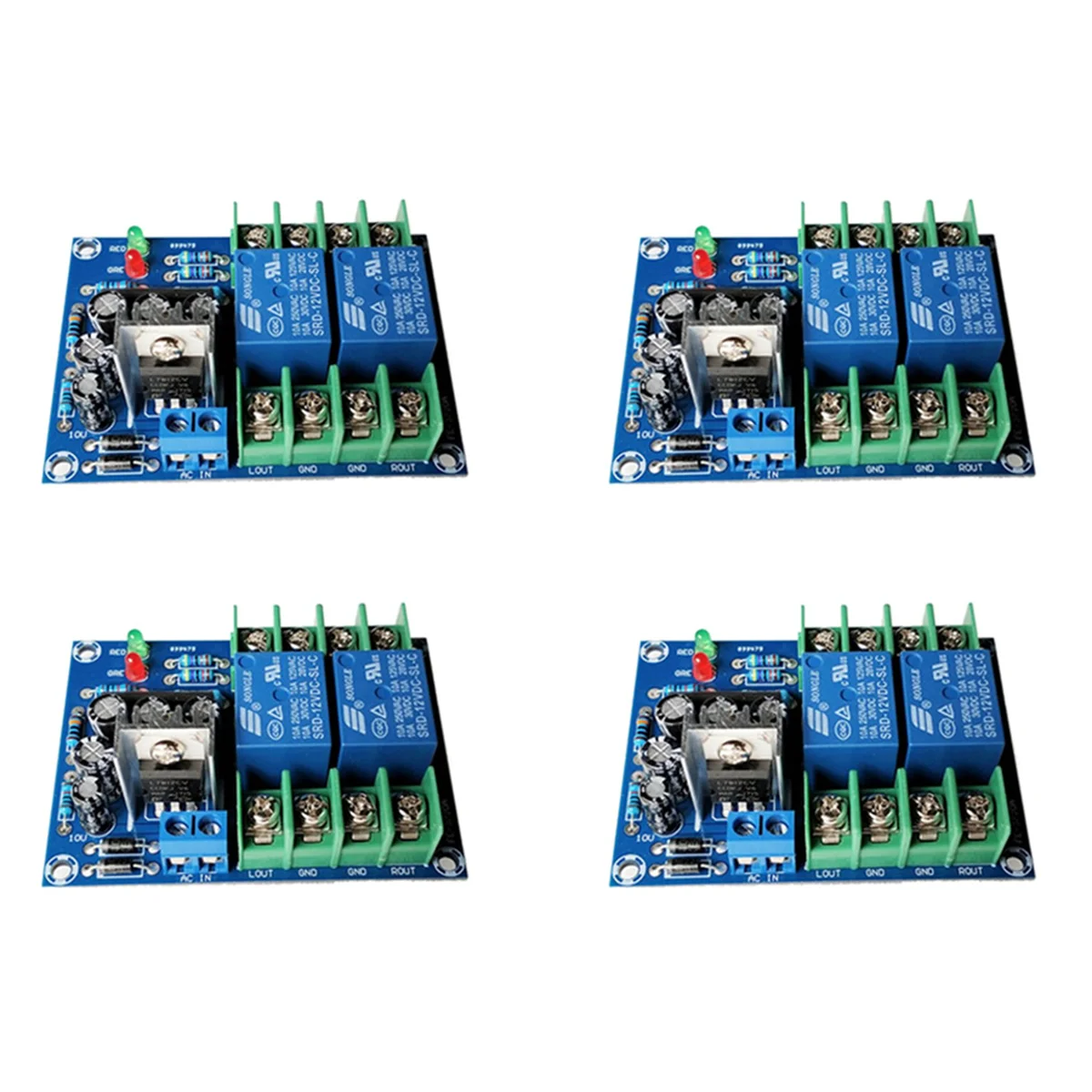 

4X Dual Channel Speaker Protection Circuit Board High-Power Audio Amplifier Speaker Protector