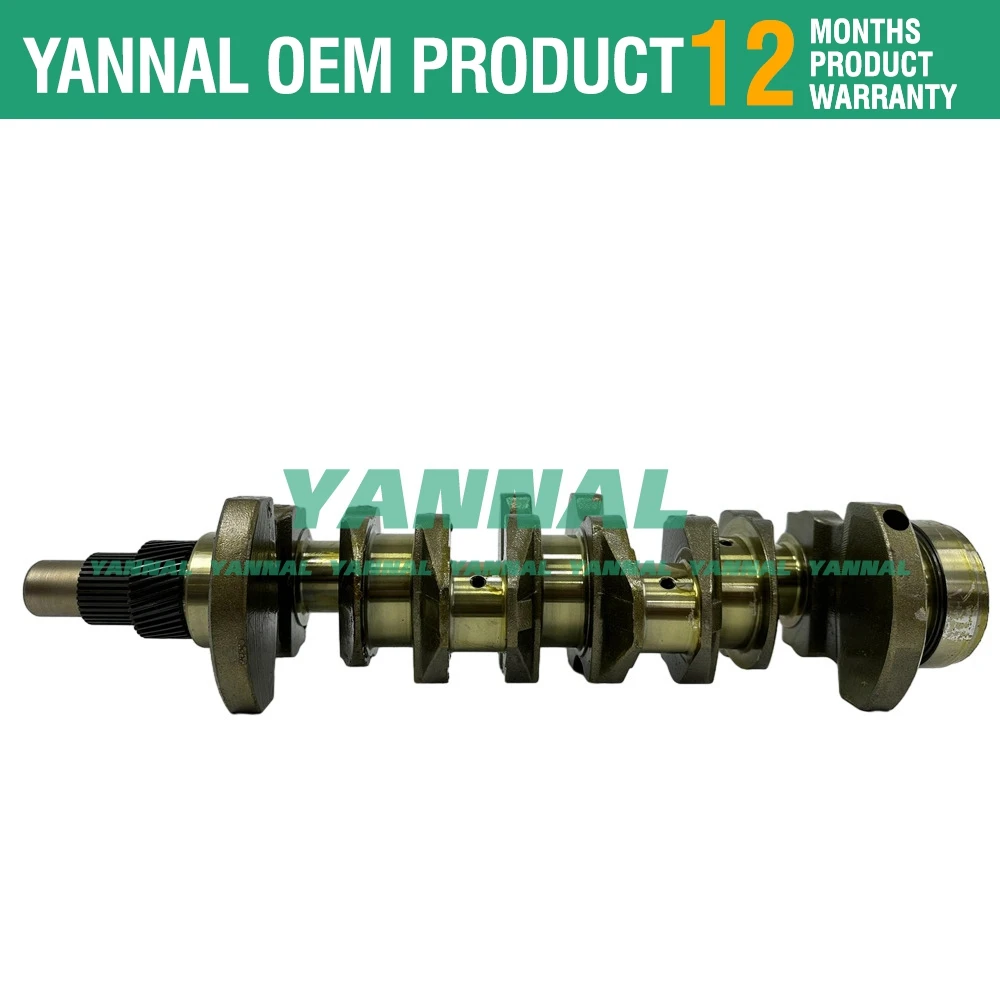 Новый коленчатый вал V3300T V3300 V3300DI для двигателя Kubota Bobcat S250 часть экскаватора